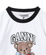 Basic Jersey Bear Small T-Shirt-GANNI-Forget-me-nots Online Store