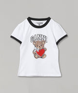 Basic Jersey Bear Small T-Shirt-GANNI-Forget-me-nots Online Store