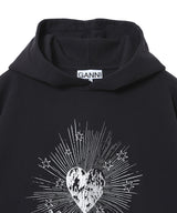 Isoli Heart Oversized Hoodie-GANNI-Forget-me-nots Online Store