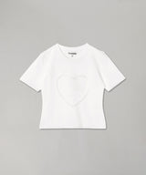 Heavy Cotton Heart Small T-Shirt-GANNI-Forget-me-nots Online Store