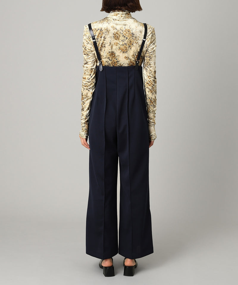 Printed Velour Jersey Turtleneck-GANNI-Forget-me-nots Online Store