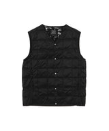 Mens V-Neck Down Vest-TAION-Forget-me-nots Online Store