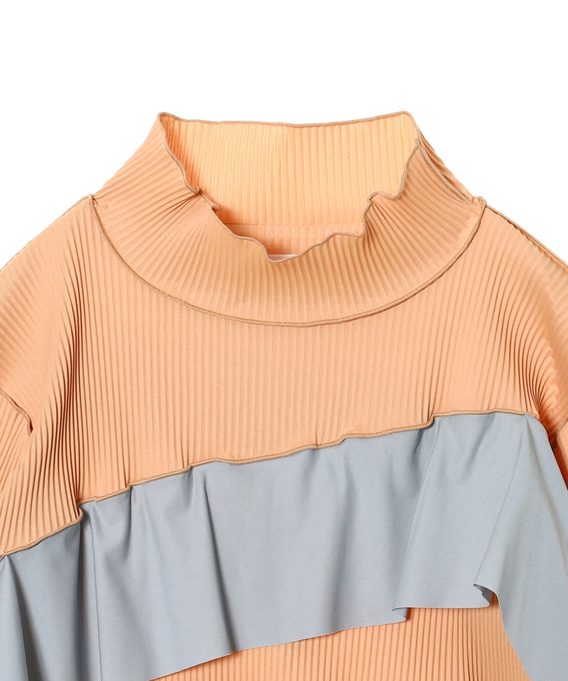 Todo Wave Long Sleeve Top Highneck Type-kotohayokozawa-Forget-me-nots Online Store
