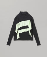 Todo Wave Long Sleeve Top Highneck Type-kotohayokozawa-Forget-me-nots Online Store