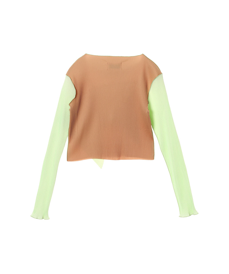 Todo Wave Tiny Long Sleeve Top-kotohayokozawa-Forget-me-nots Online Store