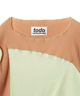 Todo Wave Tiny Long Sleeve Top-kotohayokozawa-Forget-me-nots Online Store