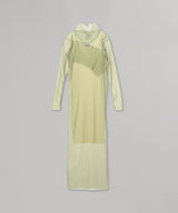 Layered Sheer Long Sleeve Dress-kotohayokozawa-Forget-me-nots Online Store