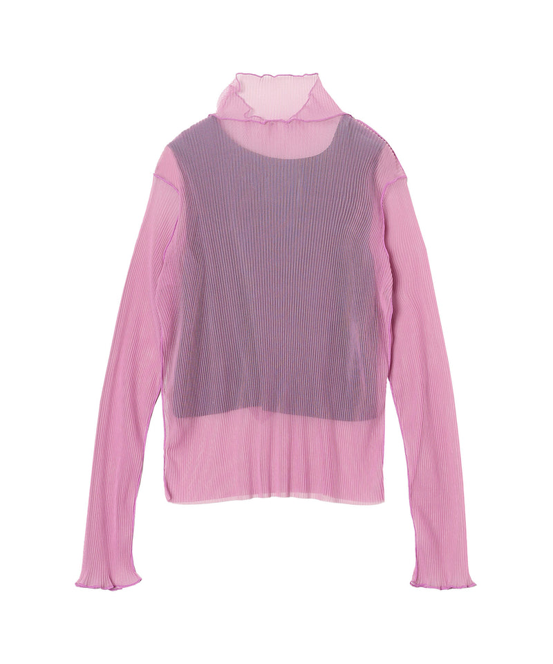 Sheer Layered Long Sleeve Top-kotohayokozawa-Forget-me-nots Online Store