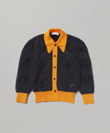 Mesh Knit Cardigan-TOGA PULLA-Forget-me-nots Online Store