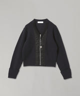 Wool Knit Zip Cardigan-TOGA PULLA-Forget-me-nots Online Store