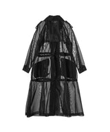 Nylon Twill Mesh Coat-TOGA PULLA-Forget-me-nots Online Store