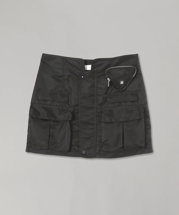 Nylon Twill Mini Skirt-TOGA PULLA-Forget-me-nots Online Store