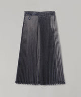 Mesh Print Pleats Skirt-TOGA PULLA-Forget-me-nots Online Store