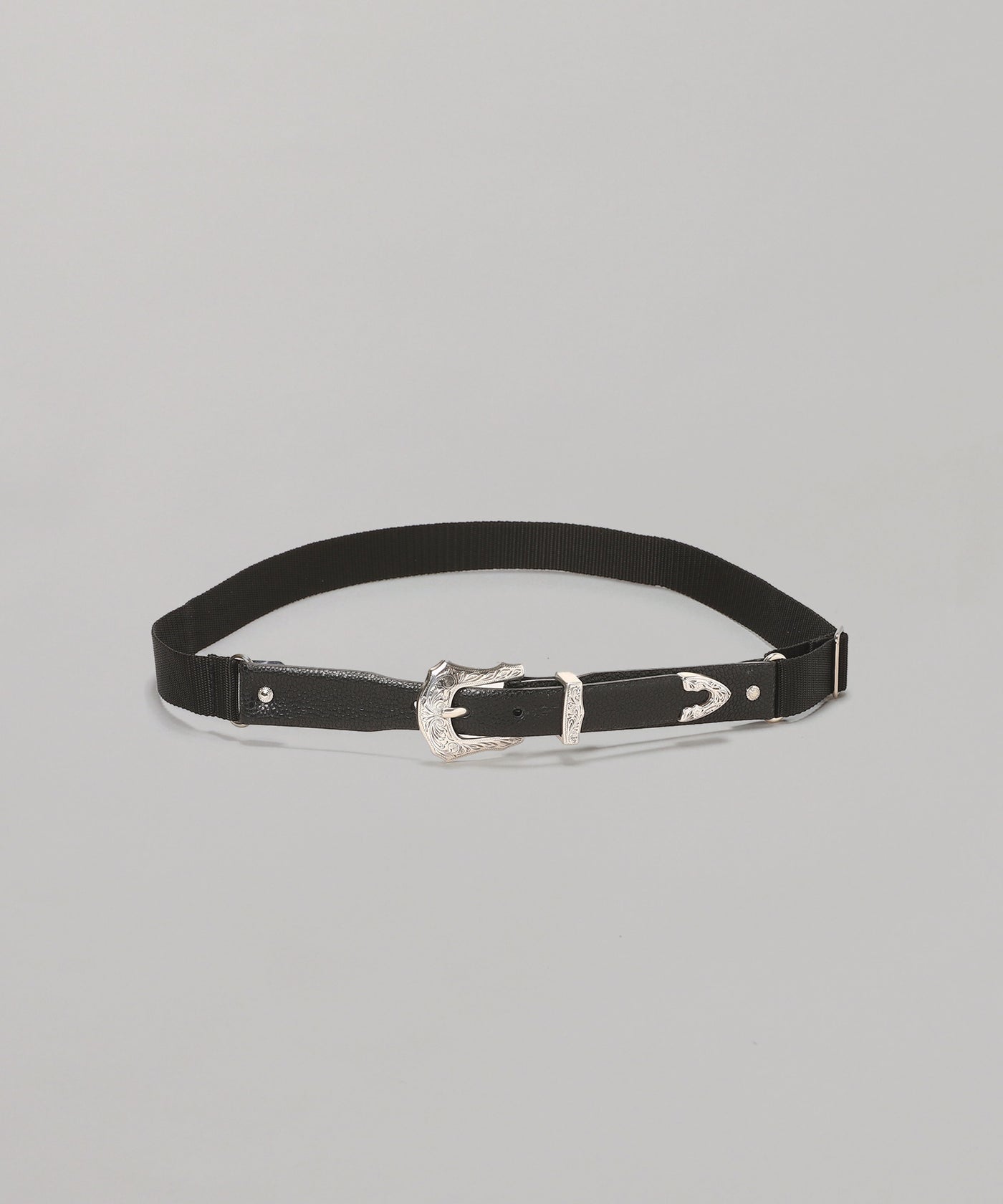 トーガプルラ(TOGA PULLA)｜Leather Nylon Belt ｜スニーカー・ファッションのForget-me-nots