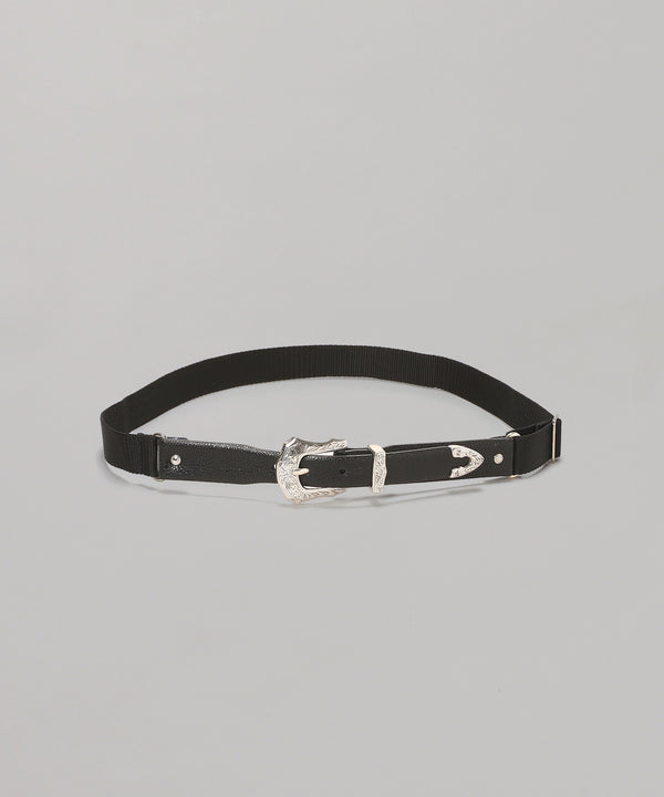 Leather Nylon Belt-TOGA PULLA-Forget-me-nots Online Store