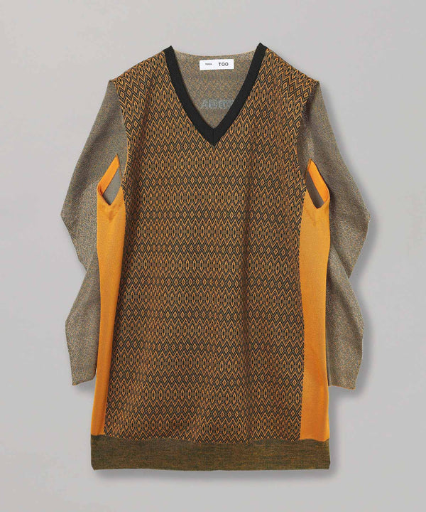 Logo Knit Vest-TOGA PULLA-Forget-me-nots Online Store