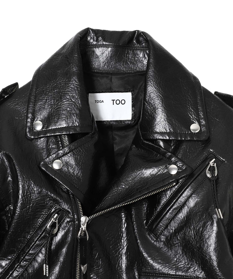 Leather Jacket-TOGA PULLA-Forget-me-nots Online Store