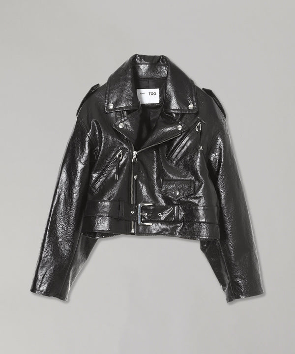 Leather Jacket-TOGA PULLA-Forget-me-nots Online Store