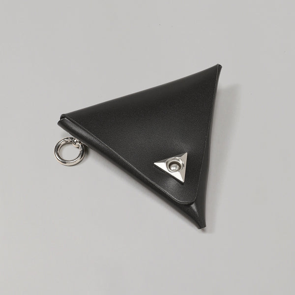 【美品】TOGA PULLA レザー コインケース ブラック☆ トーガプルラ(TOGA PULLA)｜Triangle Coin Case ｜Forget-me