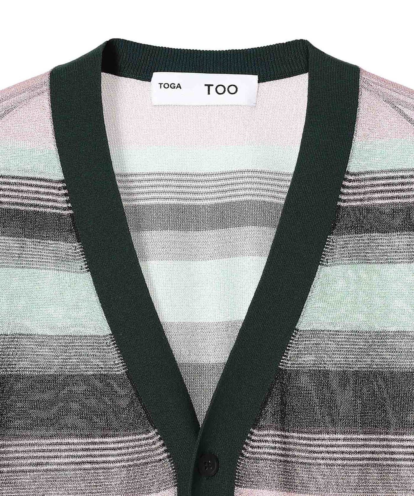 トーガプルラ(TOGA PULLA)｜Sheer Knit Cardigan ｜Forget-me