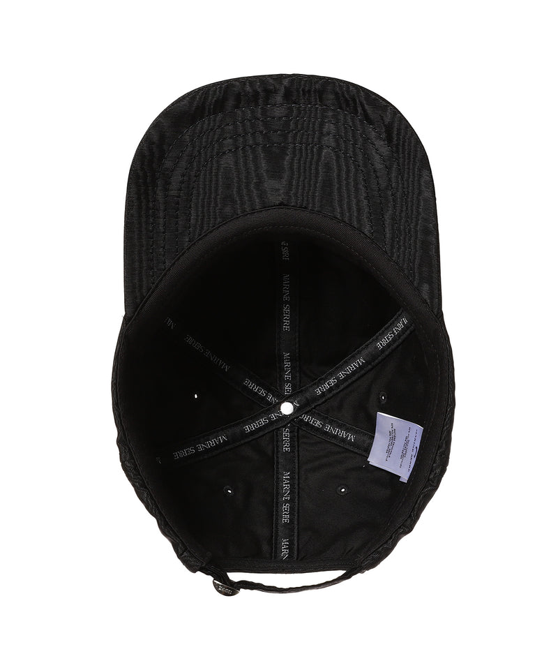 Recycled Moire Baseball Cap-Marine Serre-Forget-me-nots Online Store