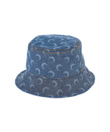 Moon Laser Denim Bucket Hat-Marine Serre-Forget-me-nots Online Store