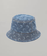 Moon Laser Denim Bucket Hat-Marine Serre-Forget-me-nots Online Store