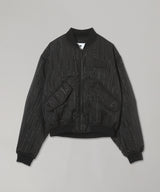 Recycled Moire Bomber Jacket-Marine Serre-Forget-me-nots Online Store