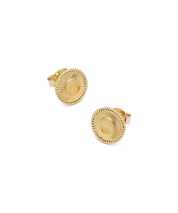 Gold Platted Stud Earring-Marine Serre-Forget-me-nots Online Store