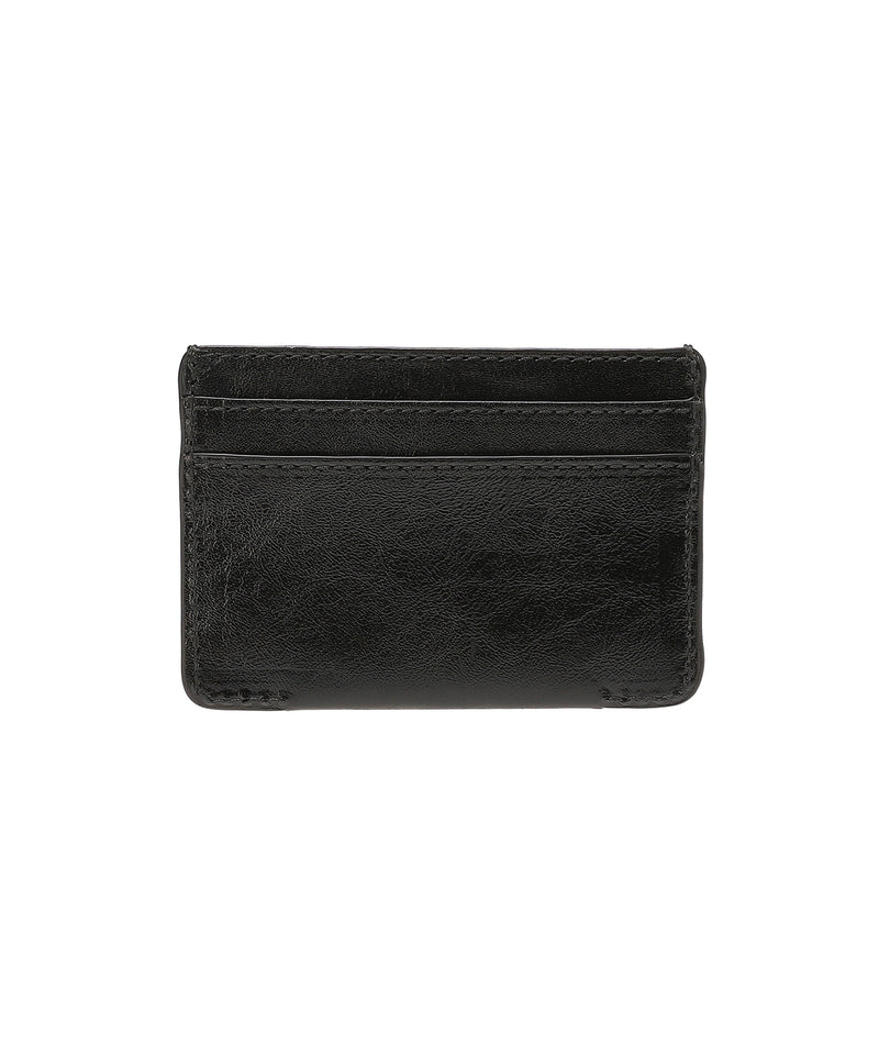 Moonogram Embossed Leather Wallet-Marine Serre-Forget-me-nots Online Store