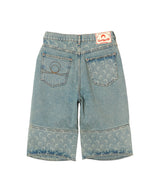 Moon Laser Denim Bermudas-Marine Serre-Forget-me-nots Online Store