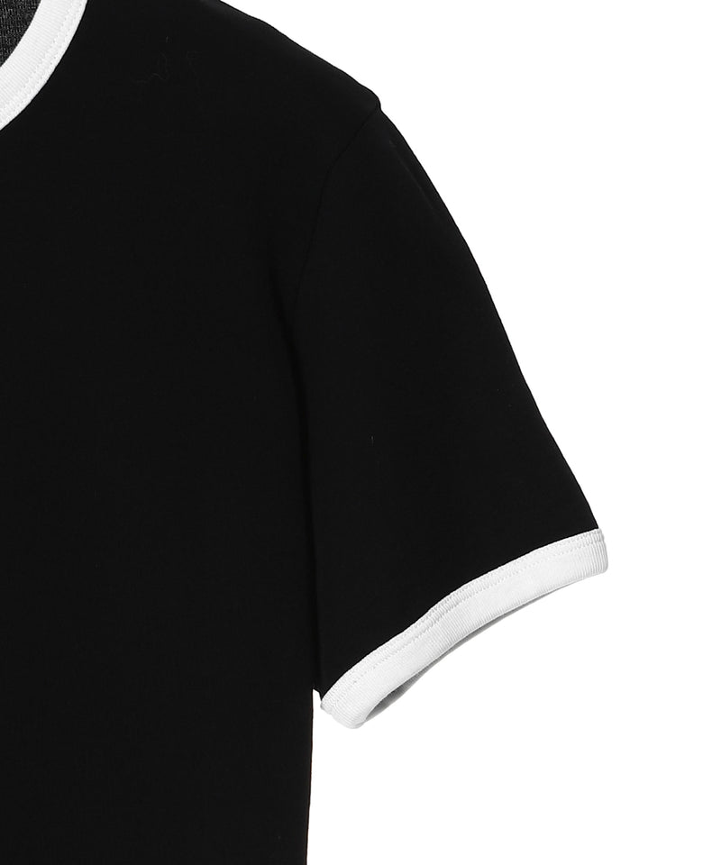 Signature Contrast T-Shirt-courrèges-Forget-me-nots Online Store