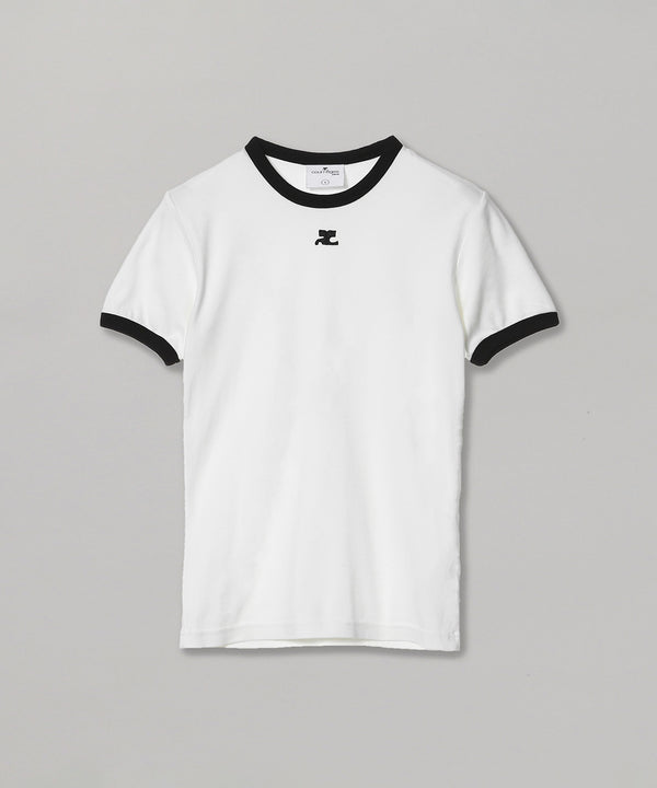 クレージュ(courrèges)｜Signature Contrast T-Shirt ｜Forget