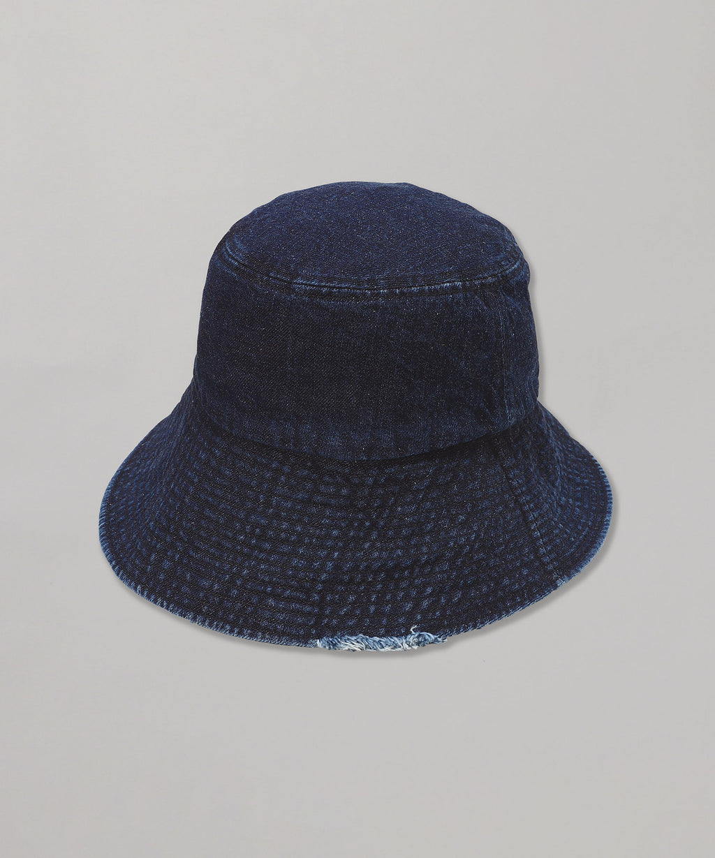 Cotton Hemp Denim Bucket Hat