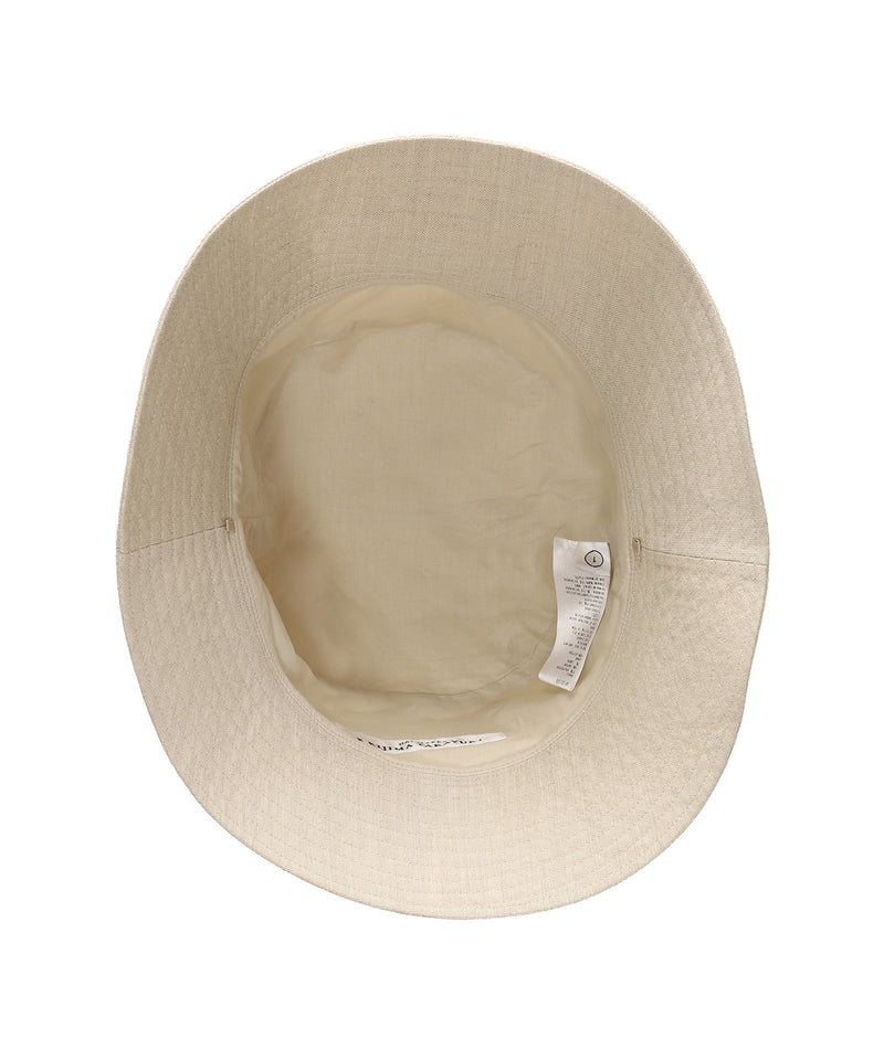 Poly Linen Chambray Bucket Hat-KIJIMA TAKAYUKI-Forget-me-nots Online Store