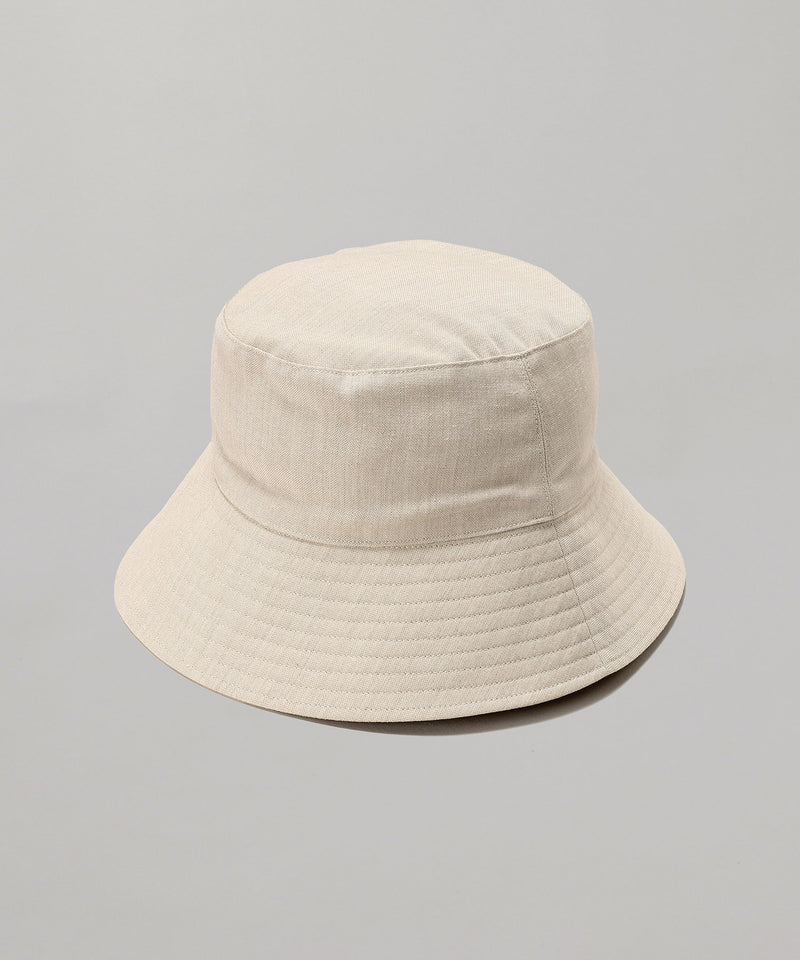 Poly Linen Chambray Bucket Hat-KIJIMA TAKAYUKI-Forget-me-nots Online Store