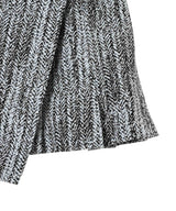 Cotton Tweed Wrap Mini Skirt-GANNI-Forget-me-nots Online Store