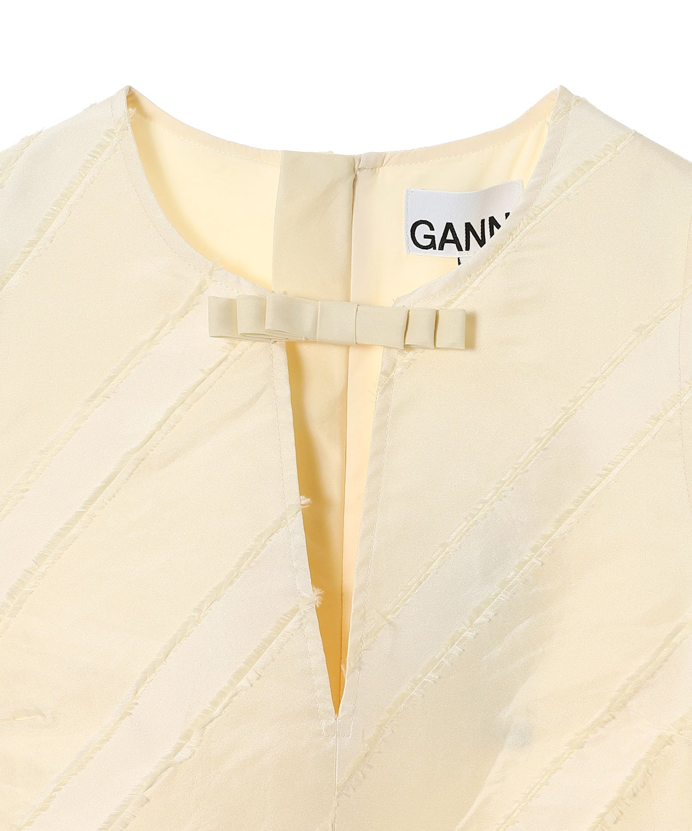 ガニー(GANNI)｜Stripe Taffeta Mini Dress - 250254350060