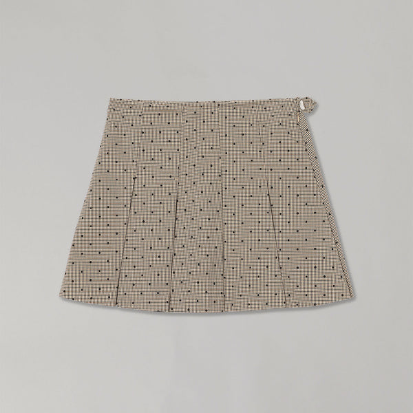 ガニー(GANNI)｜Flock Check Suiting Mini Skirt - 251254302066