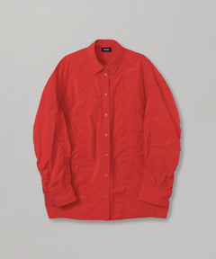 ＜Archive Sale＞Red Over Size Lace Shirring Shirt-WE11DONE-Forget-me-nots Online Store