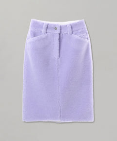 ＜Archive Sale＞Purple Fleece Midi Skirt-WE11DONE-Forget-me-nots Online Store