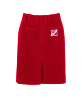 ＜Archive Sale＞Red Fleece Midi Skirt-WE11DONE-Forget-me-nots Online Store