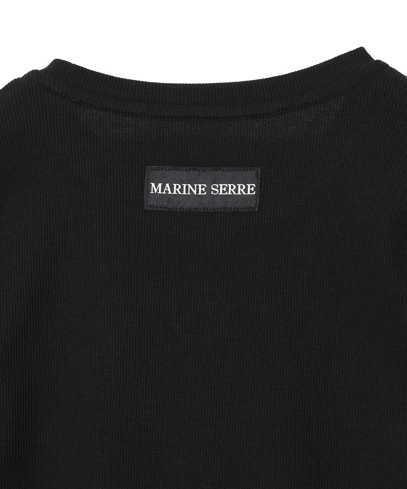 マリーンセル(Marine Serre)｜Moon Logo Ribbed Jersey Mini