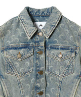 Moon Laser Denim Boxy Suit Jacket-Marine Serre-Forget-me-nots Online Store