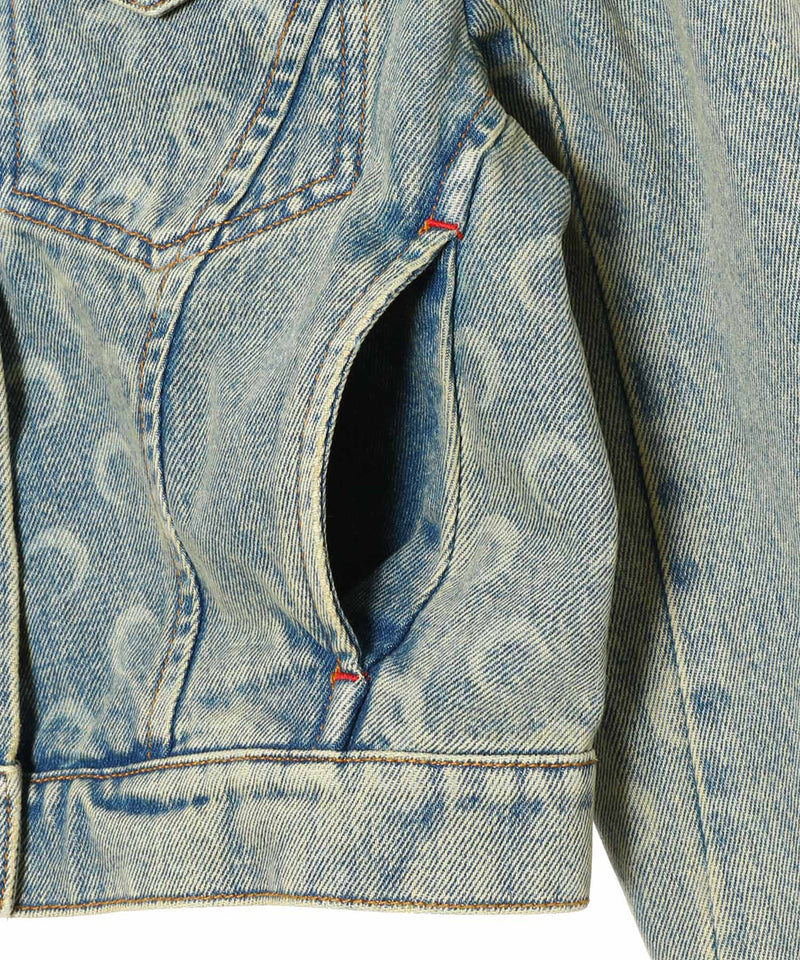 Moon Laser Denim Boxy Suit Jacket-Marine Serre-Forget-me-nots Online Store