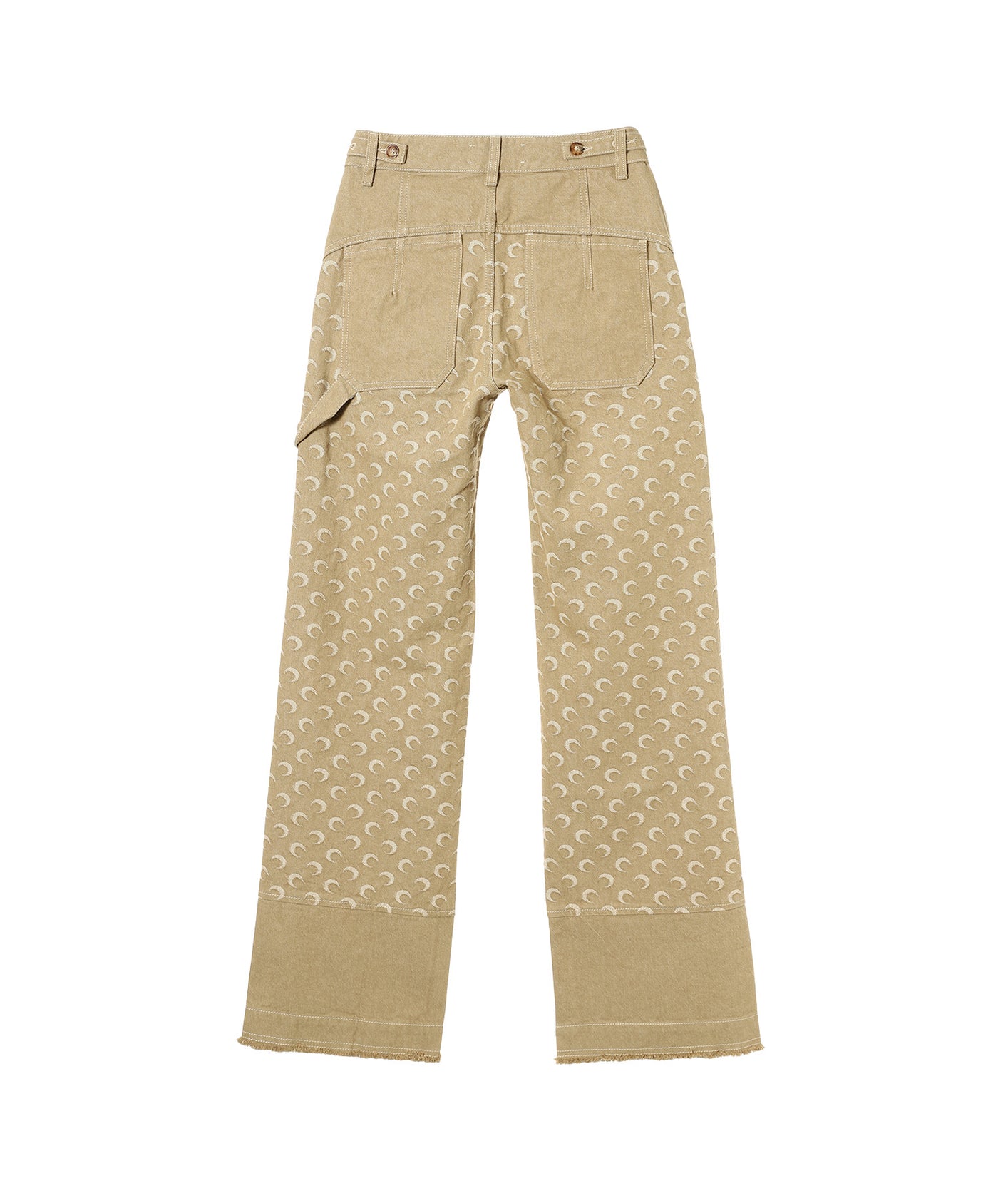 マリーンセル(Marine Serre)｜Moon Jacquard Twill Workwear Pants -  242397204035｜スニーカー・ファッションのForget-me-nots