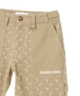 Moon Jacquard Twill Workwear Pants-Marine Serre-Forget-me-nots Online Store