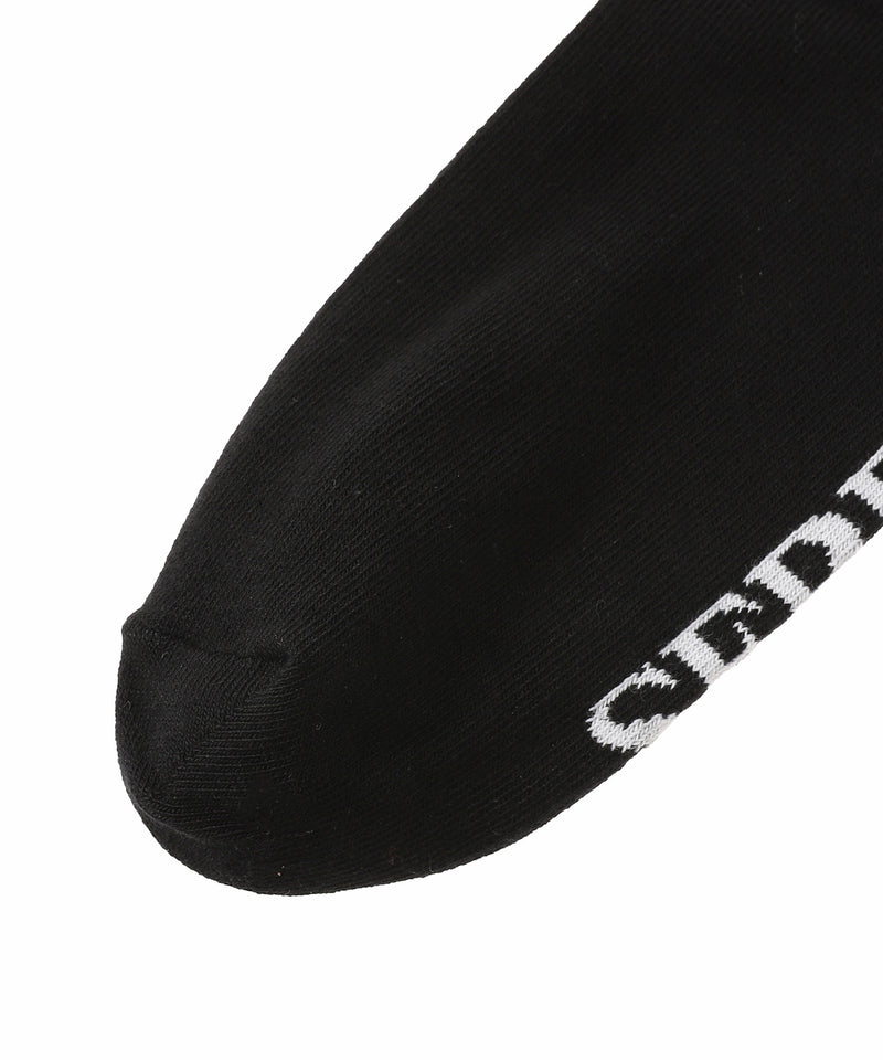 Moon Logo Ribbed Jersey Ankle Socks-Marine Serre-Forget-me-nots Online Store