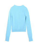 Moon Logo Knit Fitted Sweater-Marine Serre-Forget-me-nots Online Store