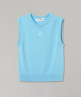 Moon Logo Knit Vest-Marine Serre-Forget-me-nots Online Store